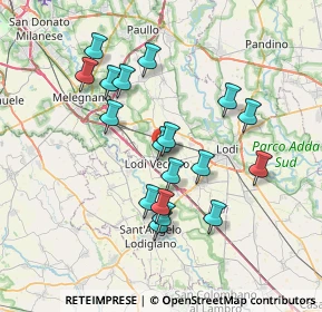 Mappa Zona industriale, 26855 Lodi Vecchio LO, Italia (6.67833)