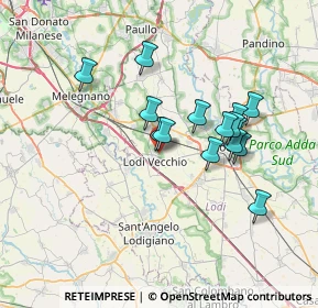 Mappa Zona industriale, 26855 Lodi Vecchio LO, Italia (6.06)