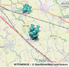 Mappa Zona industriale, 26855 Lodi Vecchio LO, Italia (1.0935)