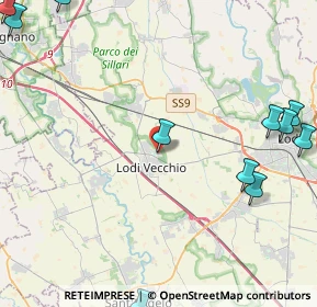 Mappa Zona industriale, 26855 Lodi Vecchio LO, Italia (6.39364)