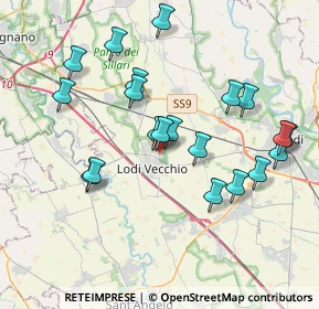 Mappa Zona industriale, 26855 Lodi Vecchio LO, Italia (3.8085)