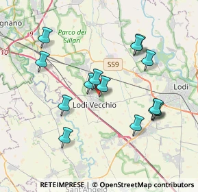 Mappa Zona industriale, 26855 Lodi Vecchio LO, Italia (3.68)