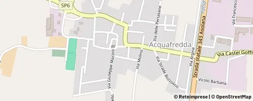 Mappa Acquafredda