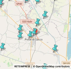 Mappa Via Foscolo Ugo, 35028 Piove di Sacco PD, Italia (6.30118)