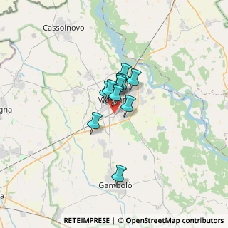 Mappa Via U. Giordano, 27029 Vigevano PV, Italia (1.78545)