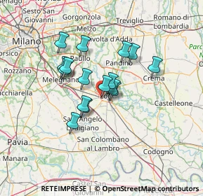 Mappa Via Carlo Mancini, 26900 Lodi LO, Italia (10.10063)