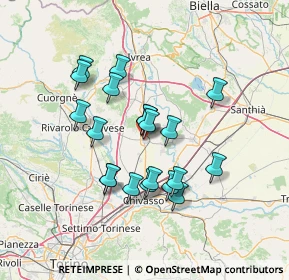 Mappa Via Colonnello Giovanni Bettoja, 10014 Caluso TO, Italia (12.0585)