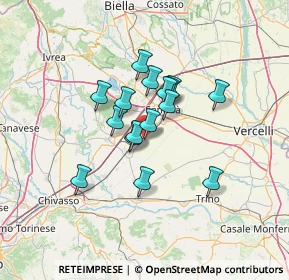 Mappa Via Silvio Pellico, 13041 Bianzè VC, Italia (9.53)