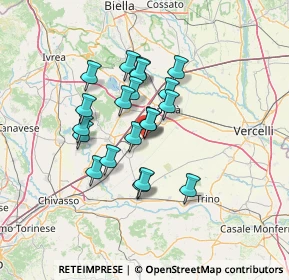 Mappa Via Silvio Pellico, 13041 Bianzè VC, Italia (10.4935)