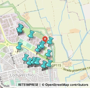 Mappa Via Sardegna, 26855 Lodi vecchio LO, Italia (0.484)