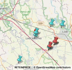 Mappa Via Sardegna, 26855 Lodi vecchio LO, Italia (3.96636)
