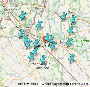 Mappa Via Sardegna, 26855 Lodi vecchio LO, Italia (6.85167)