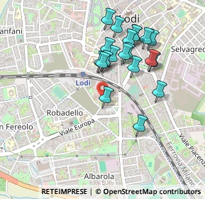 Mappa Piazzale Forni, 26900 Lodi LO, Italia (0.434)