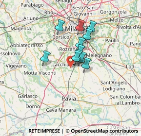 Mappa Via Vignolo, 20084 Lacchiarella MI, Italia (8.87273)