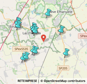 Mappa Via Vignolo, 20084 Lacchiarella MI, Italia (3.89571)