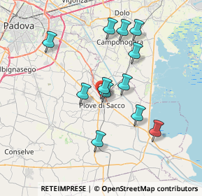 Mappa Via Giovanni Paolo I, 35028 Piove di Sacco PD, Italia (6.59583)