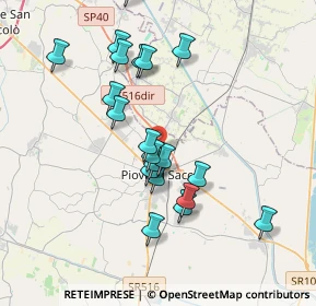 Mappa Via Giovanni Paolo I, 35028 Piove di Sacco PD, Italia (3.496)