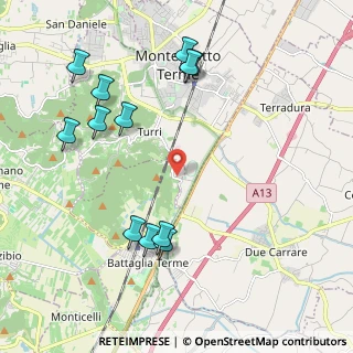 Mappa Strada Provinciale, 35020 Due Carrare PD, Italia (2.34083)