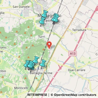 Mappa Strada Provinciale, 35020 Due Carrare PD, Italia (2.34545)