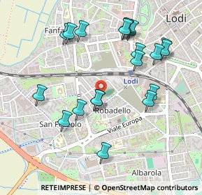 Mappa Viale dei Platani, 26900 Lodi LO, Italia (0.5135)