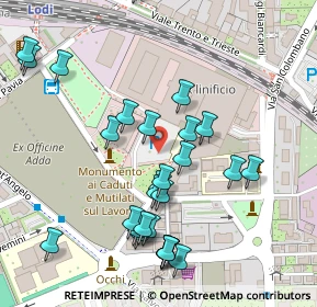 Mappa Piazzale Forni, 26900 Lodi LO, Italia (0.13103)