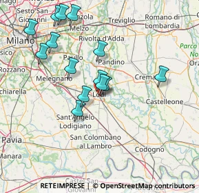Mappa Via Battisti Cesare, 26900 Lodi LO, Italia (14.68643)