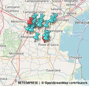 Mappa Via Fiumicello arg. dx., 35028 Brugine PD, Italia (11.1235)