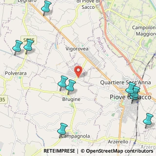 Mappa Via Guglielmo Marconi, 35020 Brugine PD, Italia (3.20273)