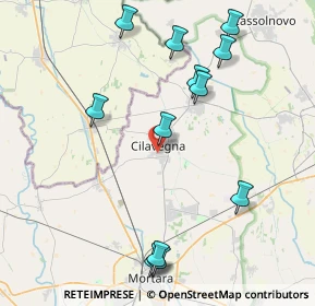 Mappa Via Due Giugno, 27024 Cilavegna PV, Italia (4.58583)