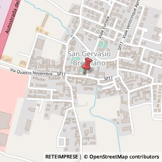 Mappa Via IV Novembre, 45, 25020 San Gervasio Bresciano, Brescia (Lombardia)
