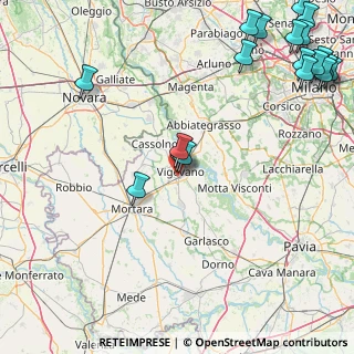 Mappa Via F.lli Cervi, 27029 Vigevano PV, Italia (25.25421)