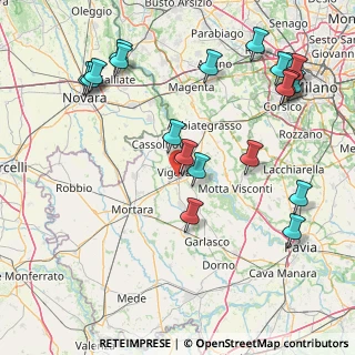 Mappa Via F.lli Cervi, 27029 Vigevano PV, Italia (19.9765)