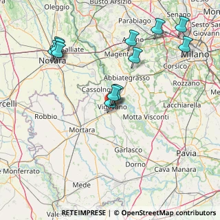 Mappa Via F.lli Cervi, 27029 Vigevano PV, Italia (16.62385)