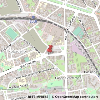 Mappa Viale Sant'Angelo,  11, 26900 Lodi, Lodi (Lombardia)