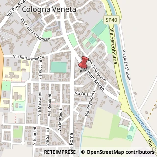 Mappa Via Trieste, 1, 37044 Cologna Veneta, Verona (Veneto)