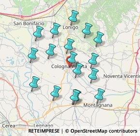 Mappa Via Trieste, 37044 Cologna Veneta VR, Italia (6.84647)