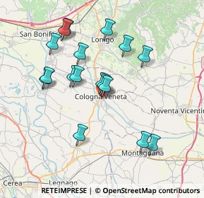 Mappa Via Trieste, 37044 Cologna Veneta VR, Italia (7.09412)