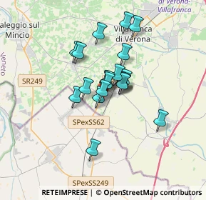 Mappa Via Gino Ferroni, 37060 Mozzecane VR, Italia (2.3505)