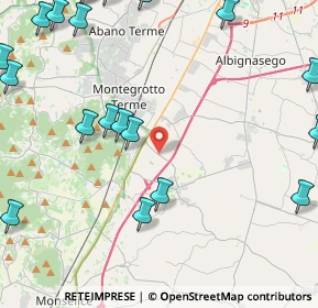 Mappa Via Campolongo, 35020 Due Carrare PD, Italia (6.3095)