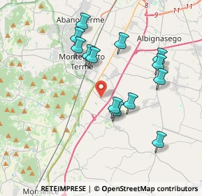 Mappa Via Campolongo, 35020 Due Carrare PD, Italia (3.64231)