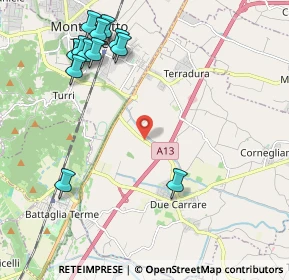 Mappa Via Campolongo, 35020 Due Carrare PD, Italia (2.53917)