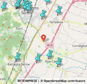 Mappa Via Campolongo, 35020 Due Carrare PD, Italia (3.08867)