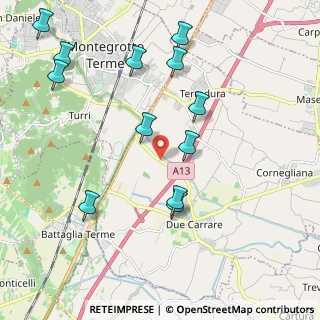 Mappa Via Campolongo, 35020 Due Carrare PD, Italia (2.29583)