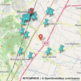 Mappa Via Campolongo, 35020 Due Carrare PD, Italia (2.4215)