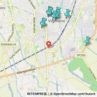 Mappa Via C. Poerio, 27029 Vigevano PV, Italia (1.32818)