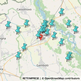 Mappa Via Carlo Poerio, 27029 Vigevano PV, Italia (4.244)