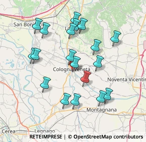 Mappa Via XX Marzo, 37044 Cologna Veneta VR, Italia (7.34842)