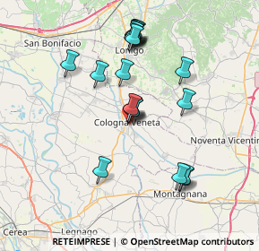 Mappa Via XX Marzo, 37044 Cologna Veneta VR, Italia (6.856)