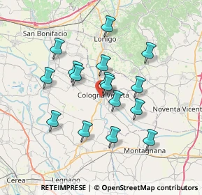 Mappa Via Stradone Sabbion, 37044 Cologna Veneta VR, Italia (6.2525)