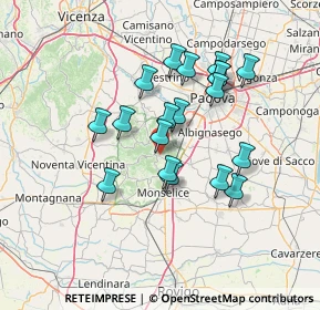 Mappa Via Verdi, 35030 Galzignano Terme PD, Italia (11.97789)